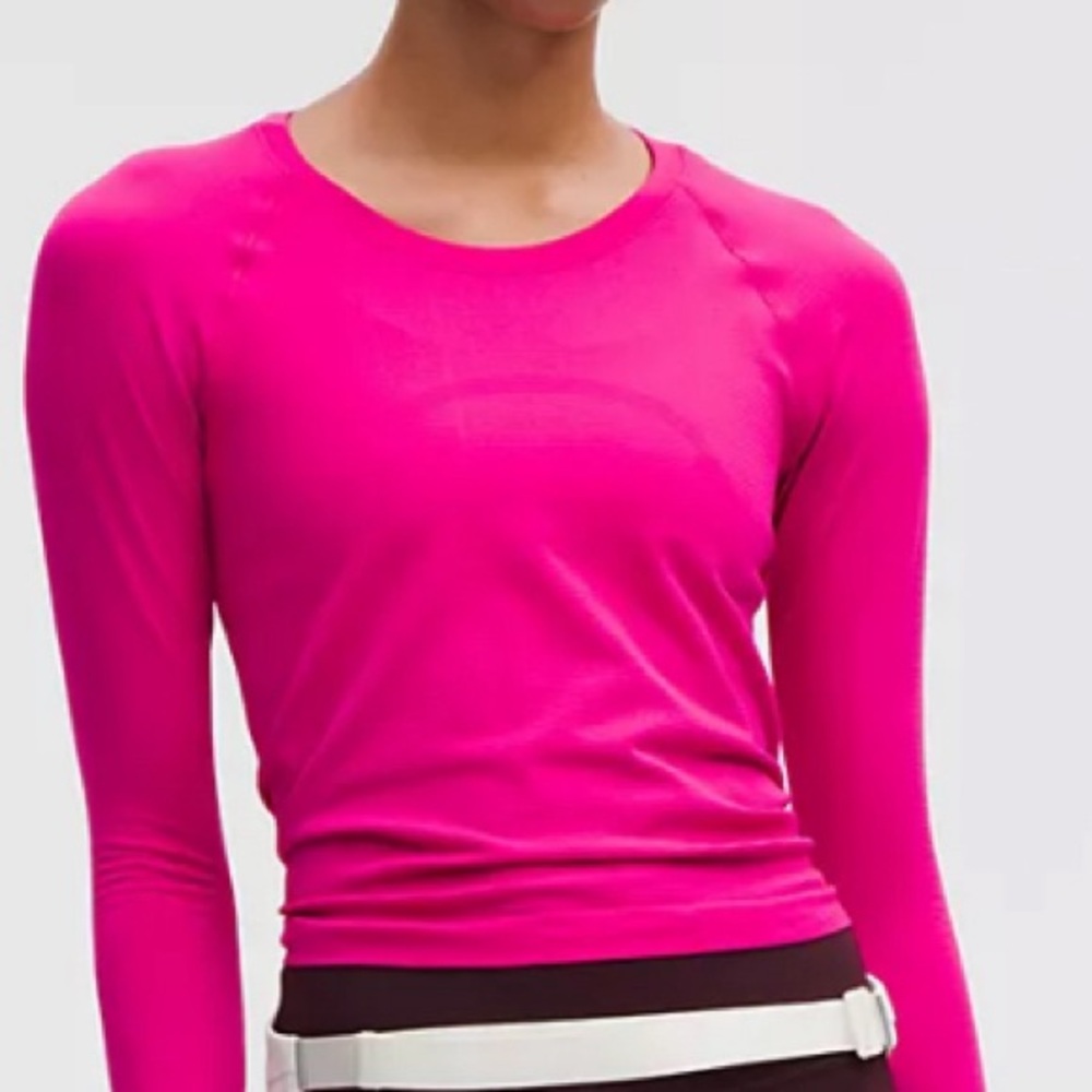 Hot pink lululemon top